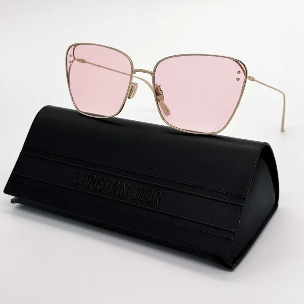 NEW DIOR MISSDIOR B2U B0L0 WOMEN BUTTERFLY PINK SUNGLASSES DIOR MISS DIOR B2U